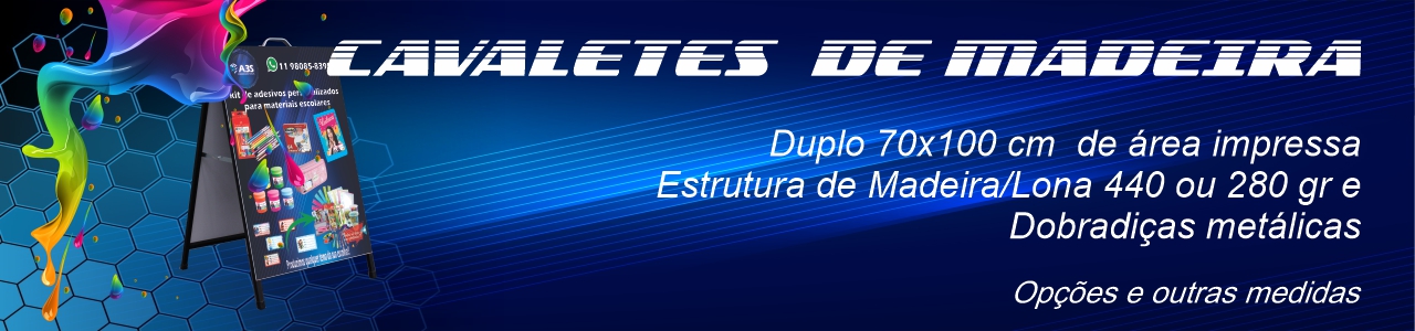 Cavaletes de Madeira